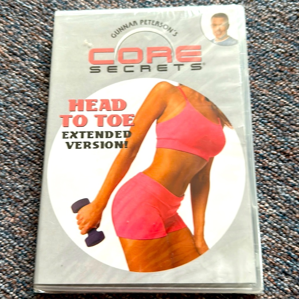 Core Secrets- Gunnar Peterson’s  Head To Toe- Extended Version! New Sealed NWT